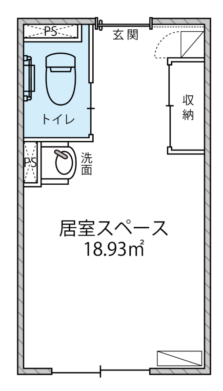 間取り（１Rタイプ）